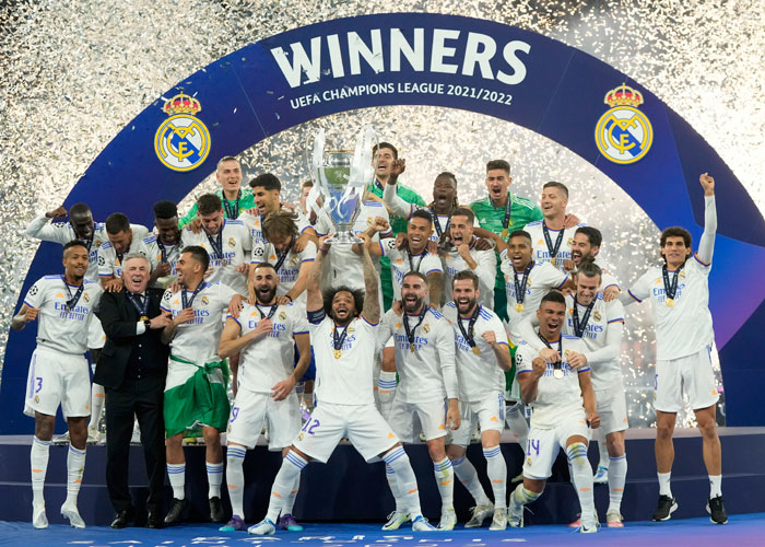 Campeones de la Champions Camiseta del Madrid Reyes de Europa 