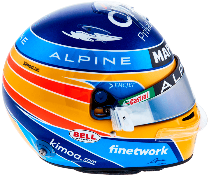 Helmet of Alonso
