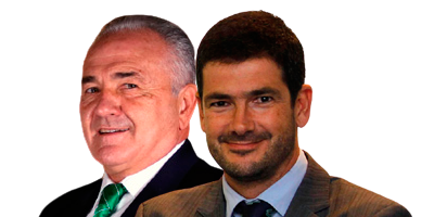 Ramón Alarcón Rubiales y Rafael Gordillo