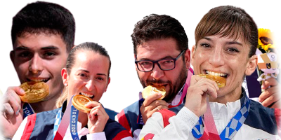 Alberto Ginés, Alberto Fernández, Fátima
Gálvez y Sandra Sánchez