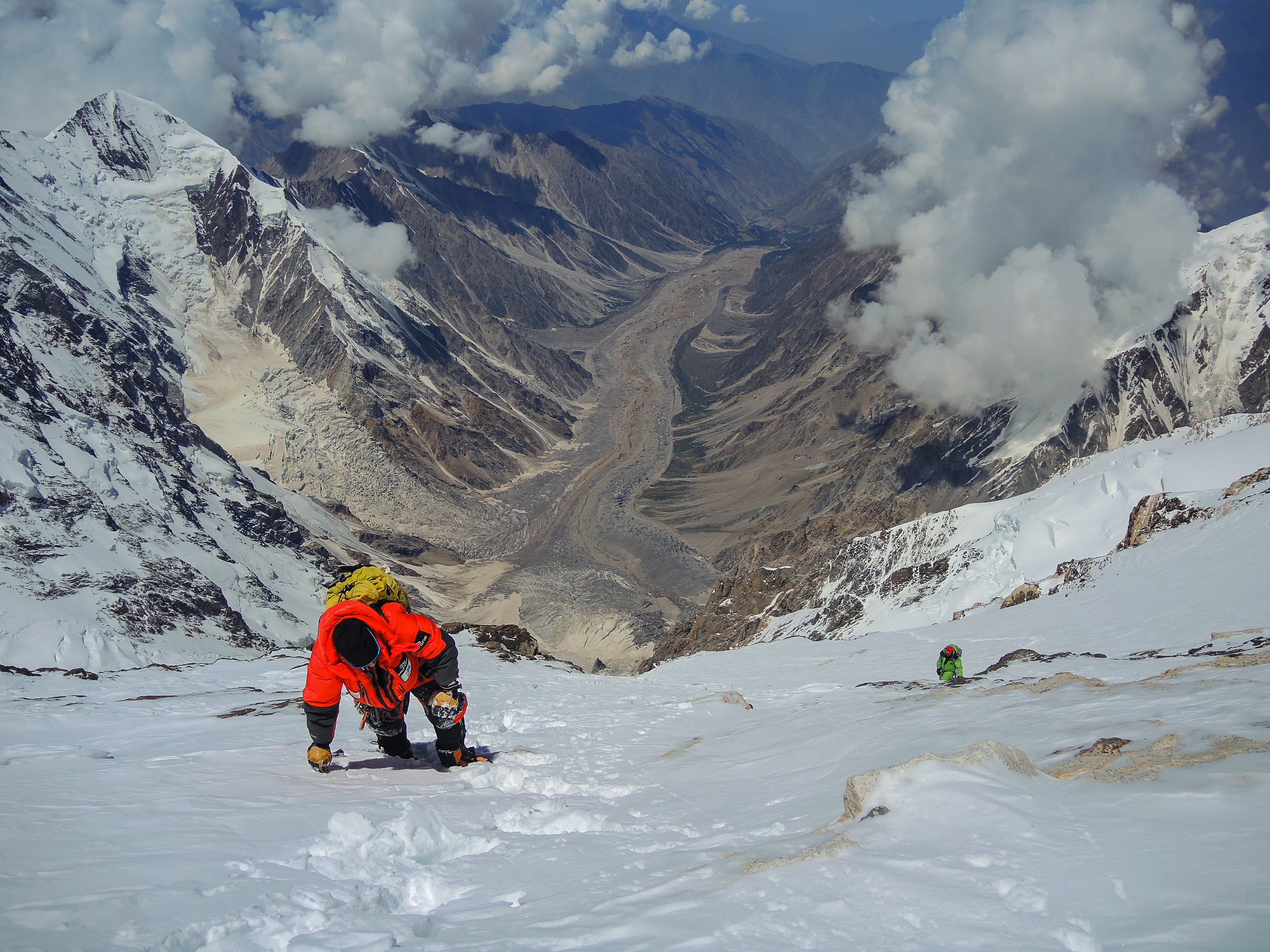 Ferran, cerca de la cumbre del Nanga Parbat. / Foto: Ferran Latorre